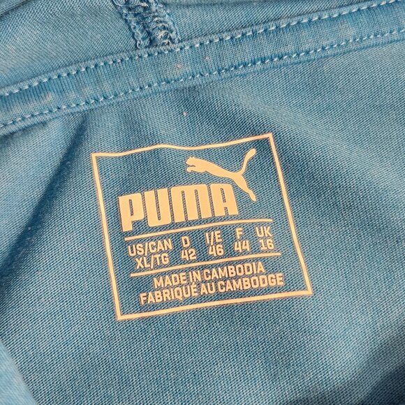 Puma Women's Lightweight Blue Hoodie - Picture 11 of 15